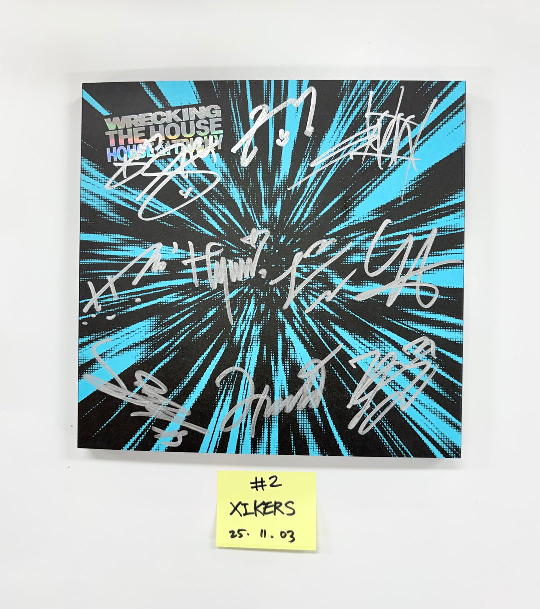 XIKERS "HOUSE OF TRICKY : WRECKING THE HOUSE" - Hand Autographed(Signed) Promo Album [25.11.03]