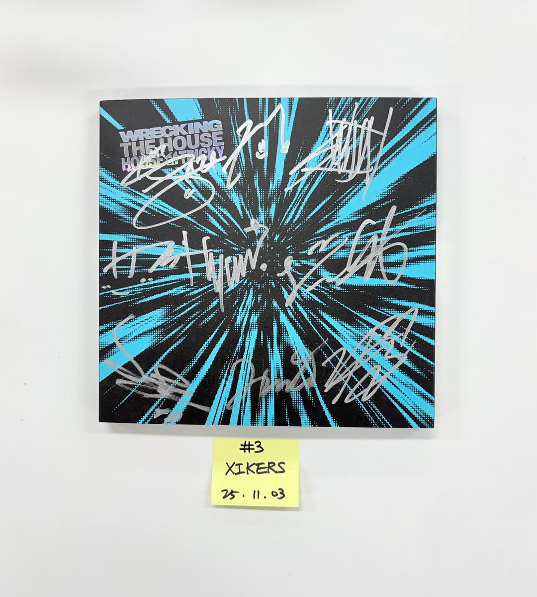 XIKERS "HOUSE OF TRICKY : WRECKING THE HOUSE" - Hand Autographed(Signed) Promo Album [25.11.03]