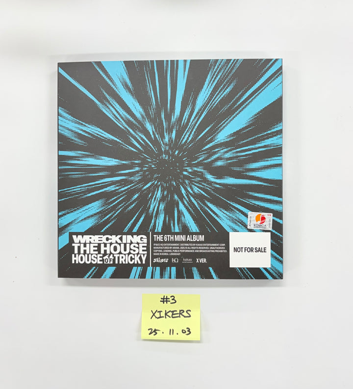 XIKERS "HOUSE OF TRICKY : WRECKING THE HOUSE" - Hand Autographed(Signed) Promo Album [25.11.03]