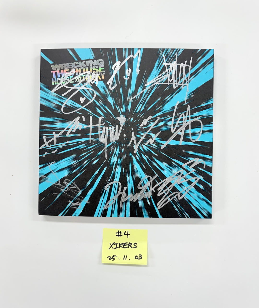 XIKERS "HOUSE OF TRICKY : WRECKING THE HOUSE" - Hand Autographed(Signed) Promo Album [25.11.03]