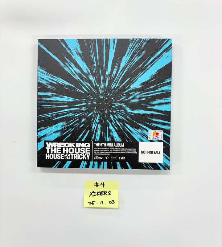 XIKERS "HOUSE OF TRICKY : WRECKING THE HOUSE" - Hand Autographed(Signed) Promo Album [25.11.03]