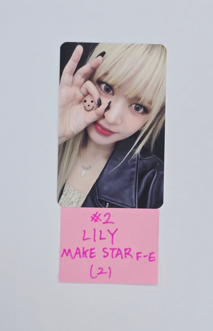 NMIXX "Blue Valentine" - Makestar Fansign Event Photocard, polaroid type photocard R2 [25.11.03]