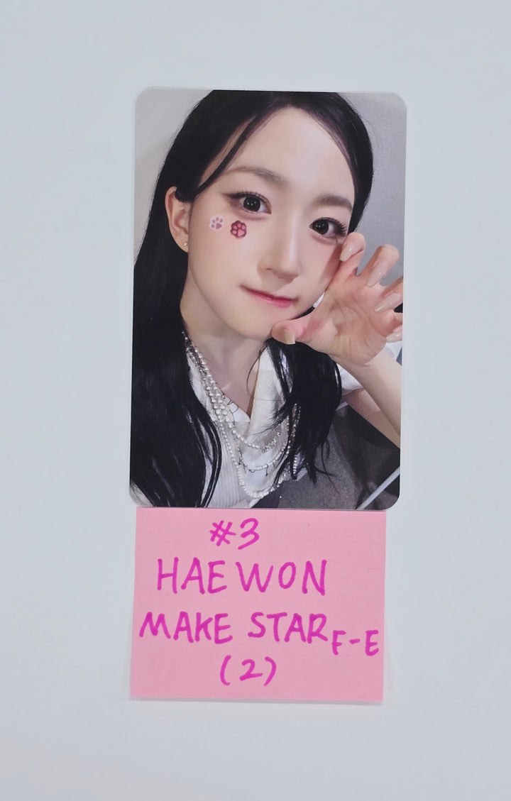 NMIXX "Blue Valentine" - Makestar Fansign Event Photocard, polaroid type photocard R2 [25.11.03]