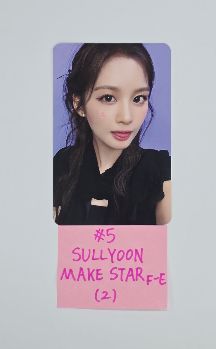 NMIXX "Blue Valentine" - Makestar Fansign Event Photocard, polaroid type photocard R2 [25.11.03]