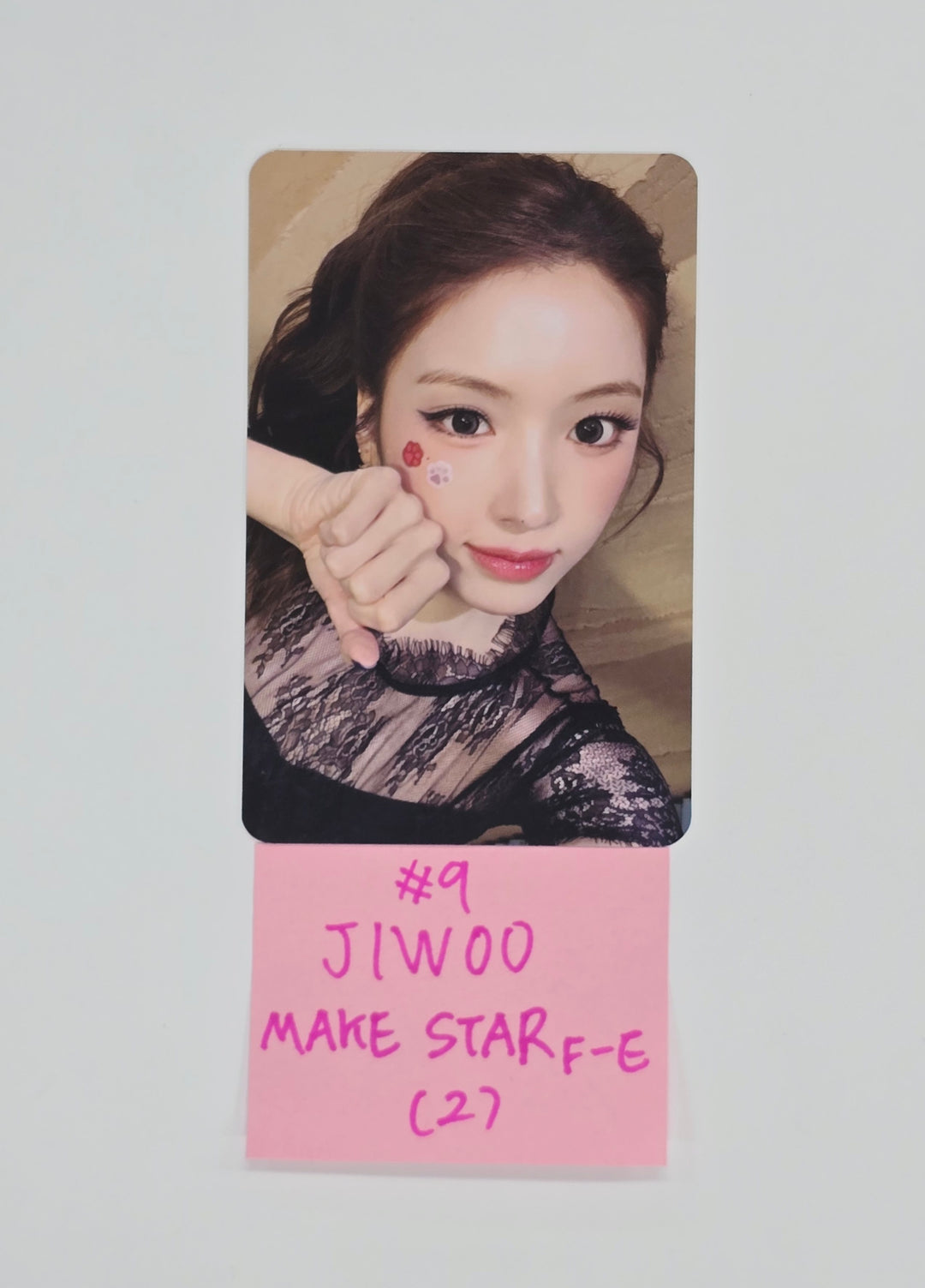 NMIXX "Blue Valentine" - Makestar Fansign Event Photocard, polaroid type photocard R2 [25.11.03]