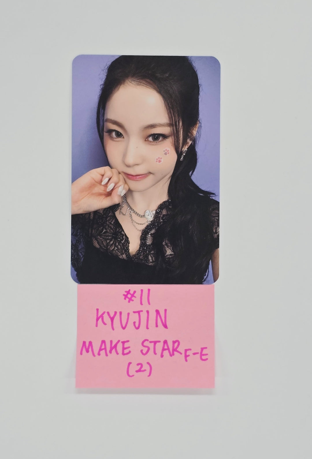 NMIXX "Blue Valentine" - Makestar Fansign Event Photocard, polaroid type photocard R2 [25.11.03]