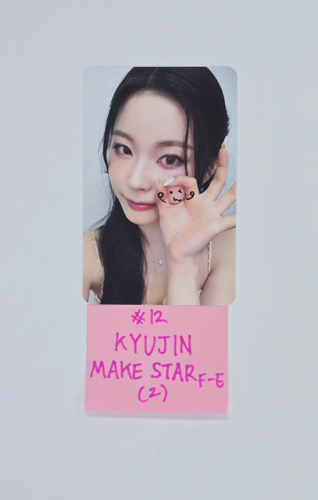 NMIXX "Blue Valentine" - Makestar Fansign Event Photocard, polaroid type photocard R2 [25.11.03]
