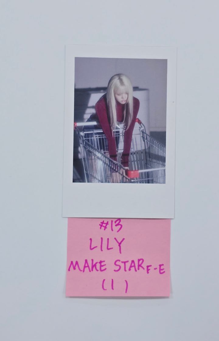 NMIXX "Blue Valentine" - Makestar Fansign Event Photocard, polaroid type photocard R2 [25.11.03]