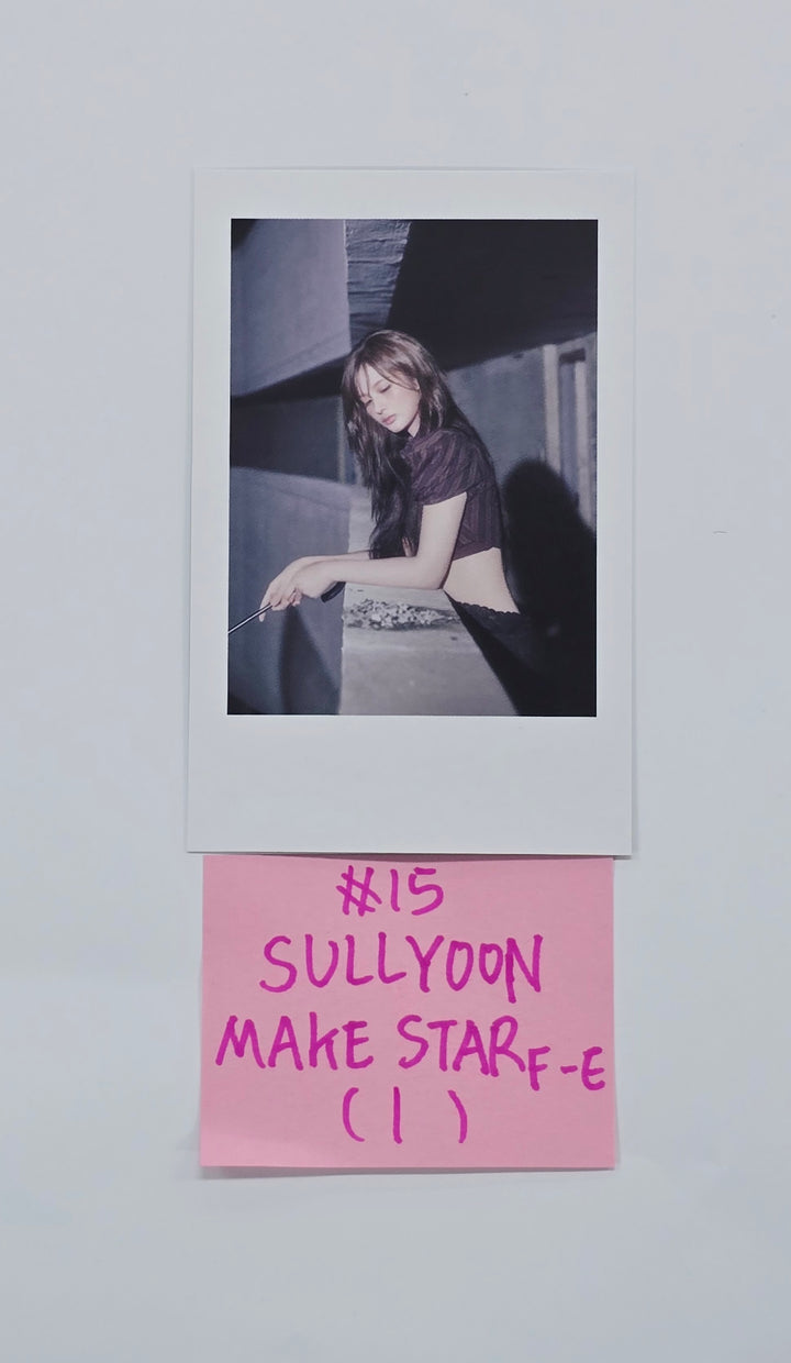NMIXX "Blue Valentine" - Makestar Fansign Event Photocard, polaroid type photocard R2 [25.11.03]