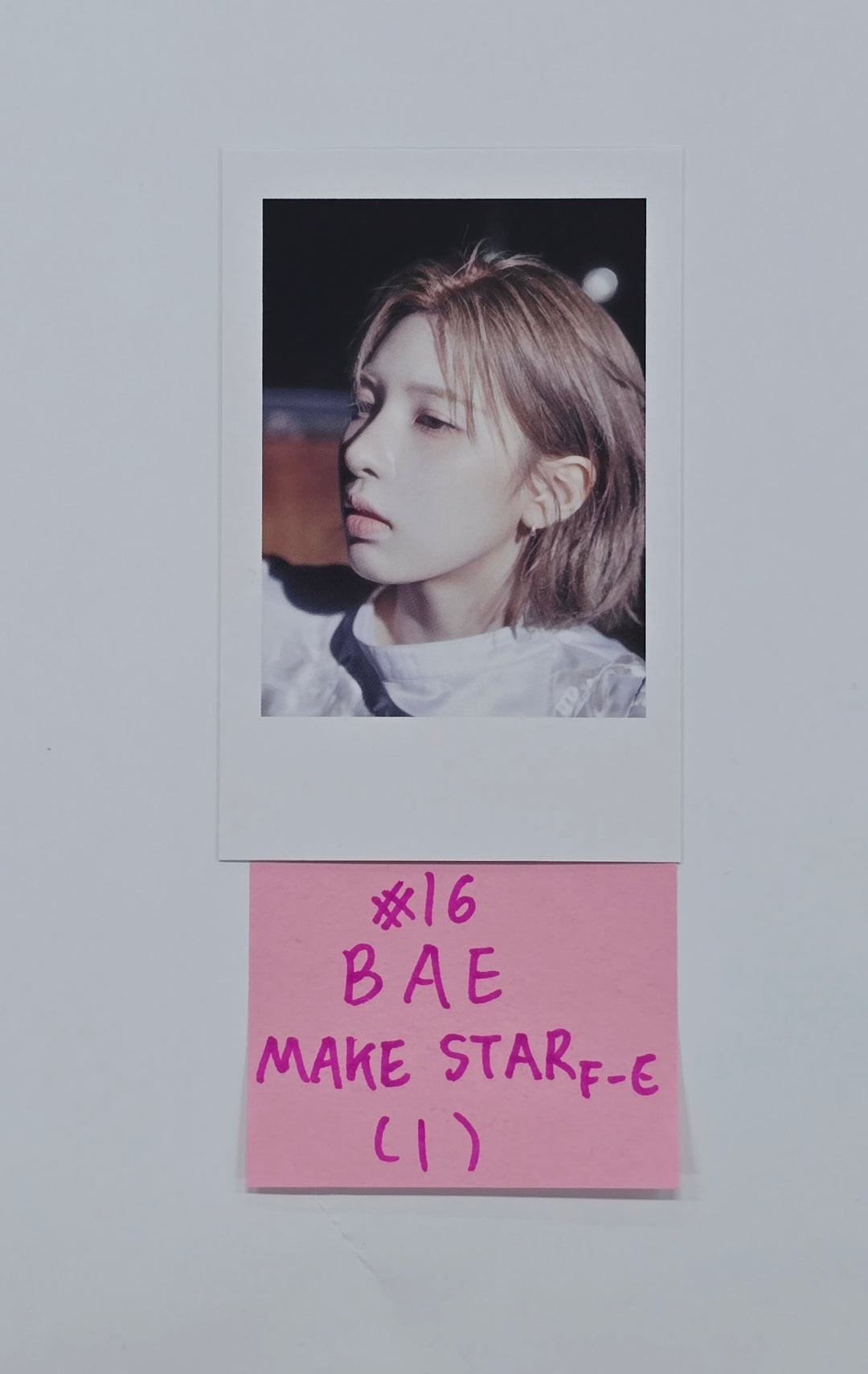 NMIXX "Blue Valentine" - Makestar Fansign Event Photocard, polaroid type photocard R2 [25.11.03]