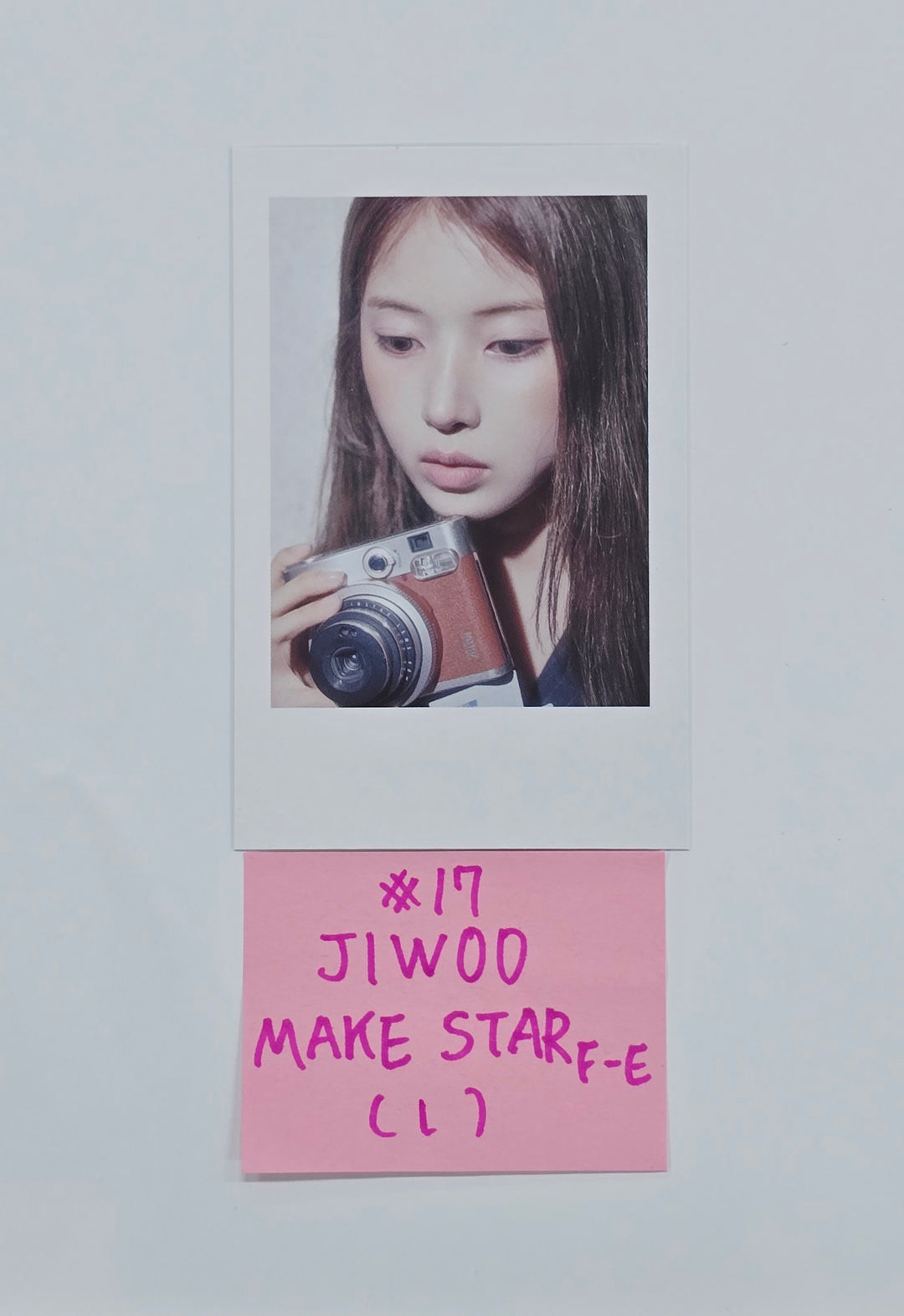NMIXX "Blue Valentine" - Makestar Fansign Event Photocard, polaroid type photocard R2 [25.11.03]