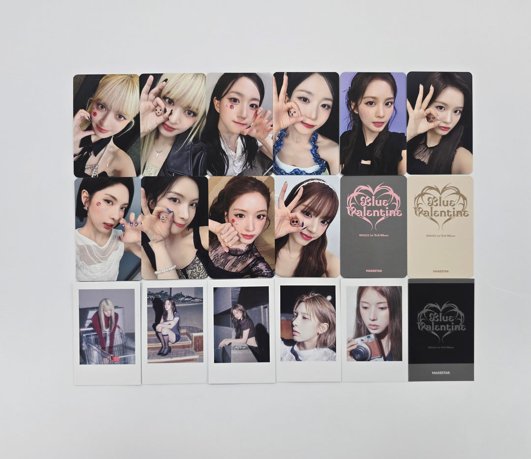NMIXX "Blue Valentine" - Makestar Fansign Event Photocard, polaroid type photocard R2 [25.11.03]