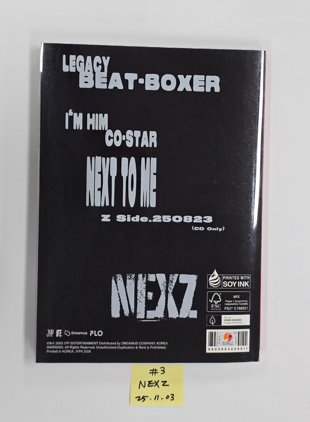 NEXZ "Beat-Boxer" - Hand Autographed(Signed) Promo Album [25.11.03]