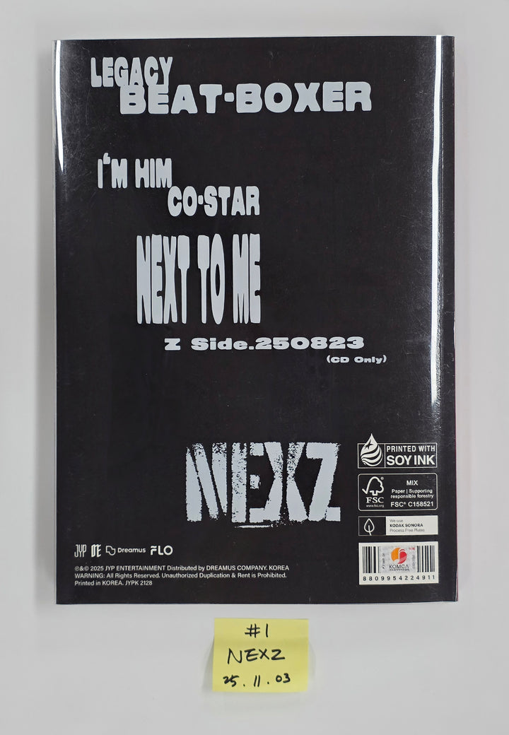 NEXZ "Beat-Boxer" - Hand Autographed(Signed) Promo Album [25.11.03]