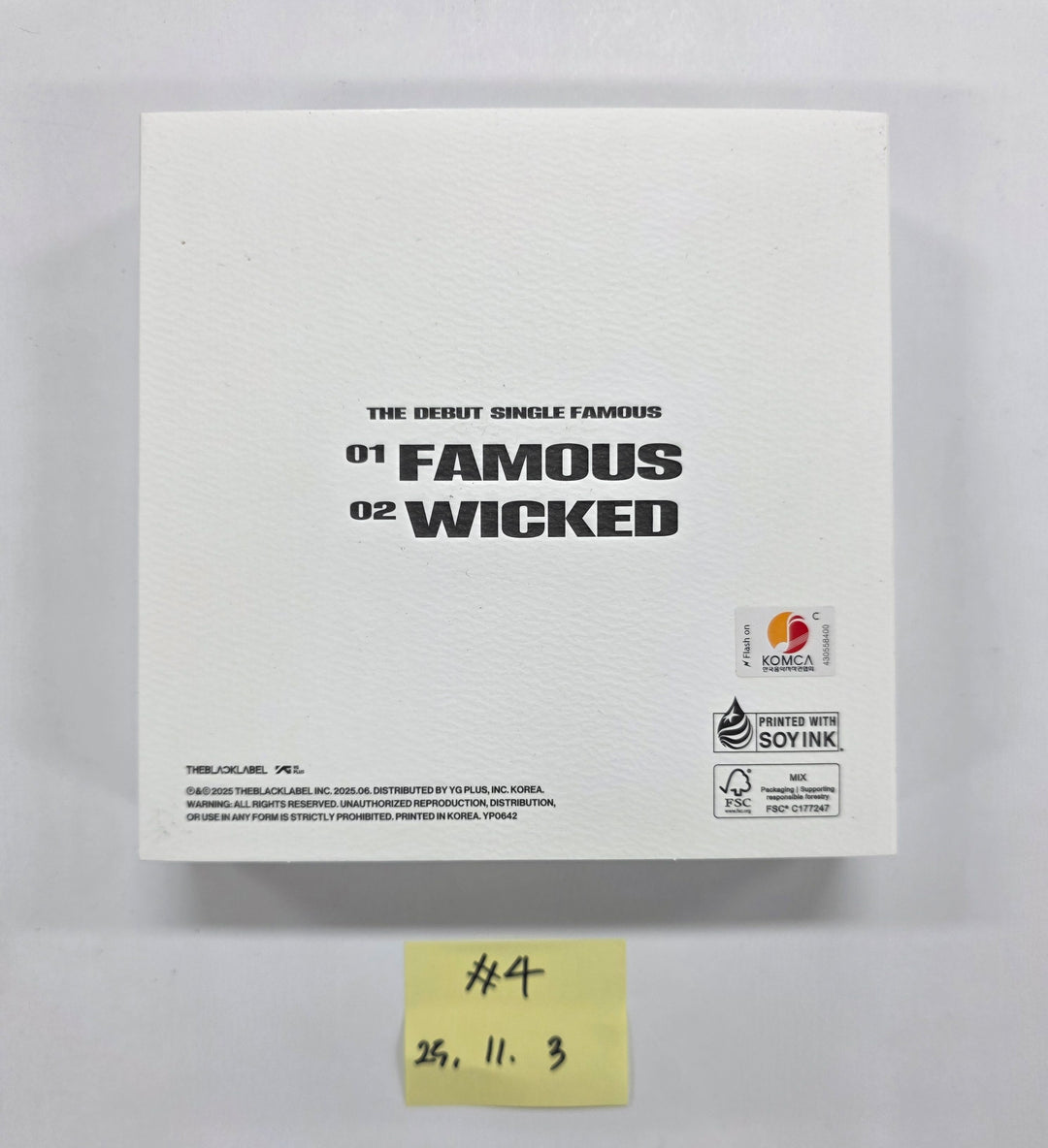 ALLDAY PROJECT "FAMOUS" - MWave Hand Autographed(Signed) Album [25.11.03]