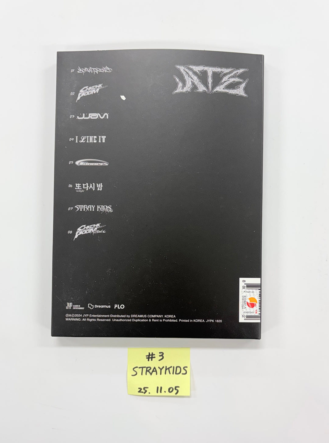 Stray Kids "ATE" - Hand Autographed(Signed) Promo Album [25.11.05]