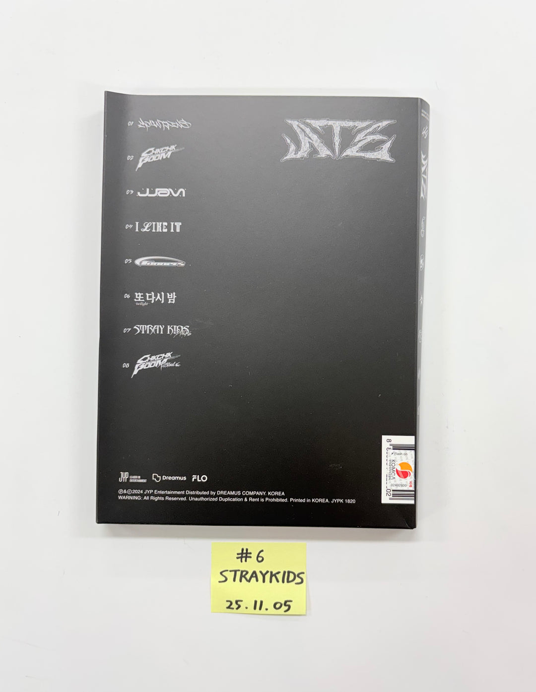 Stray Kids "ATE" - Hand Autographed(Signed) Promo Album [25.11.05]