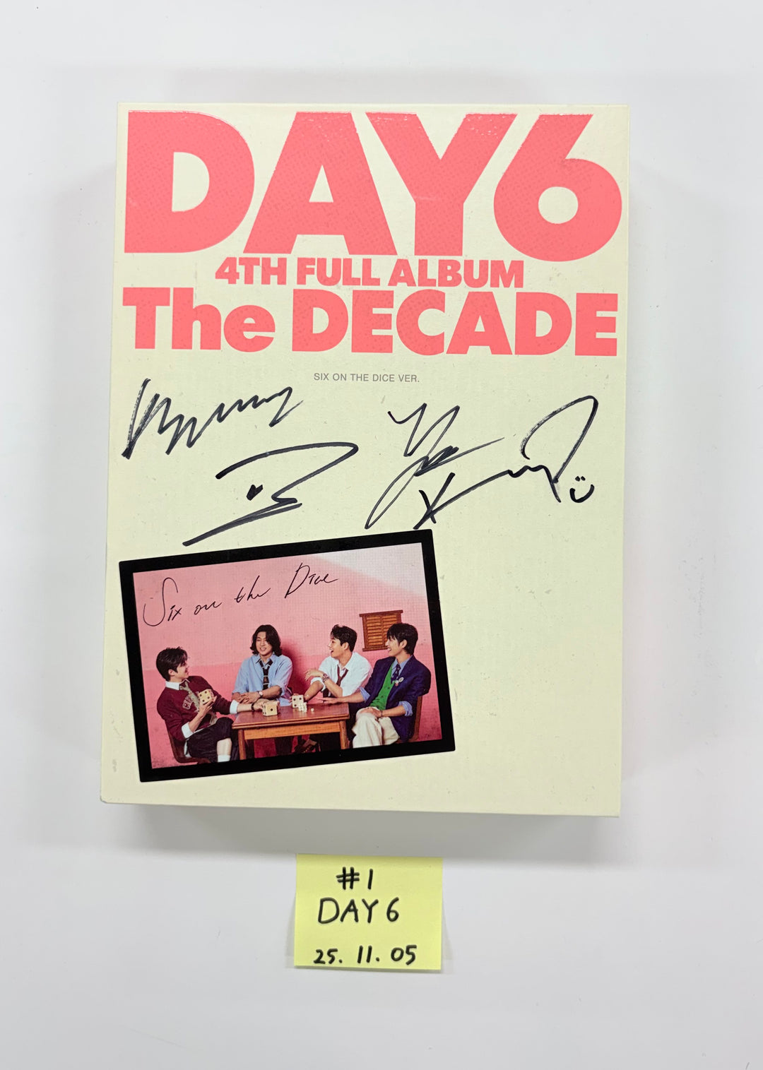 DAY6 "The DECADE" - Hand Autographed(Signed) Promo Album [25.11.05]