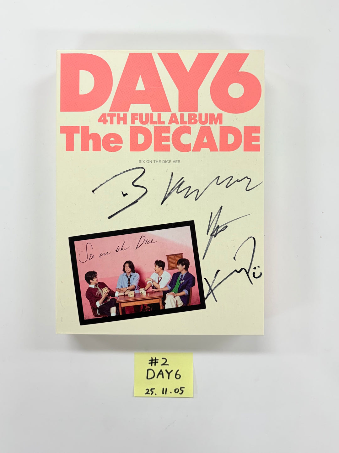 DAY6 "The DECADE" - Hand Autographed(Signed) Promo Album [25.11.05]
