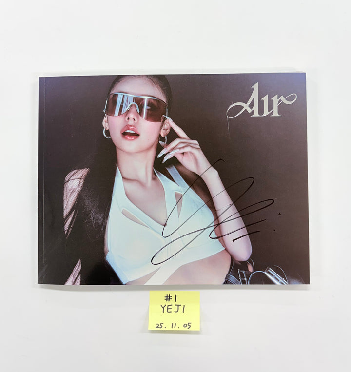 YEJI (Of ITZY) "Air" - Hand Autographed(Signed) Promo Album [25.11.05]