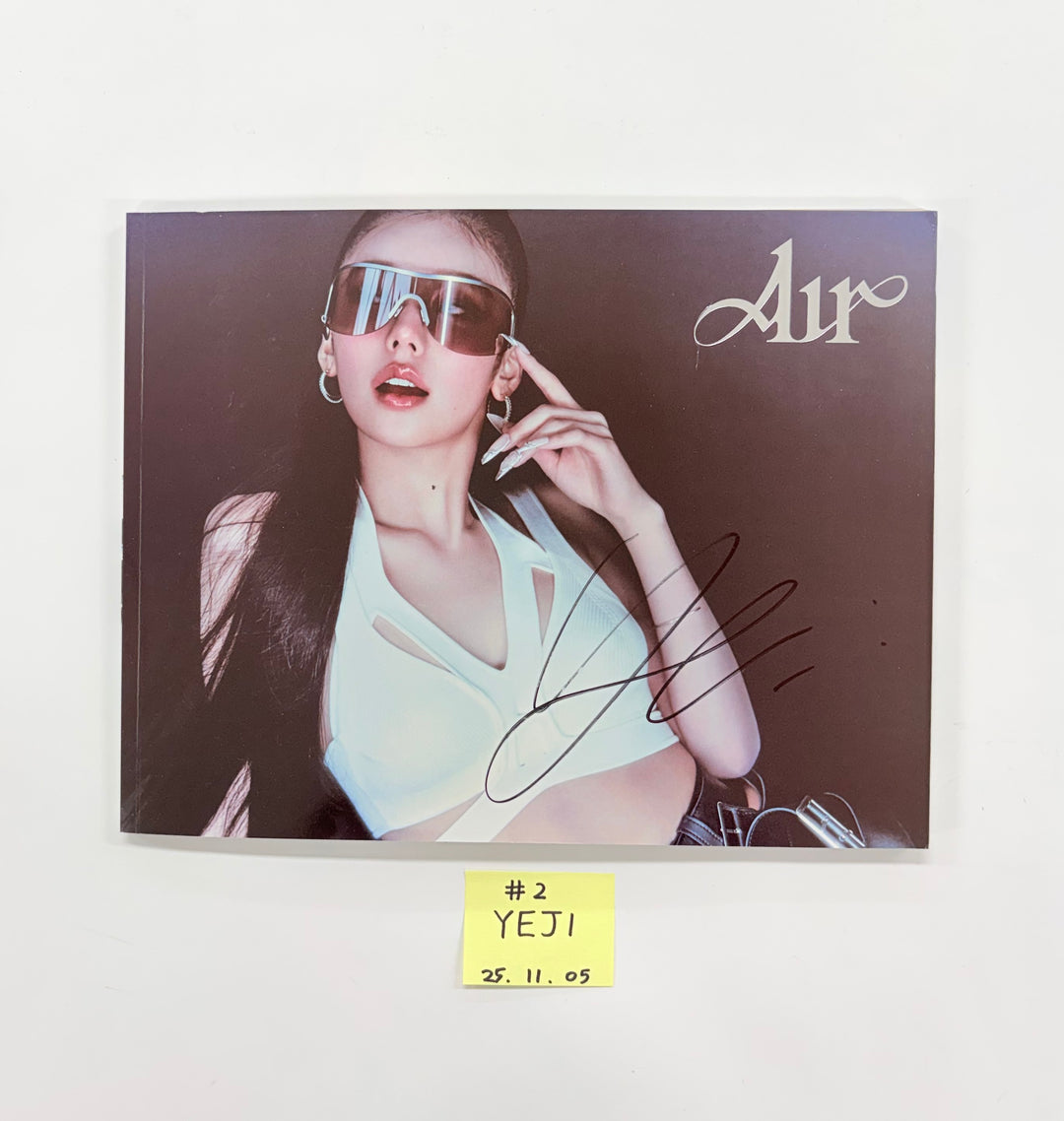 YEJI (Of ITZY) "Air" - Hand Autographed(Signed) Promo Album [25.11.05]