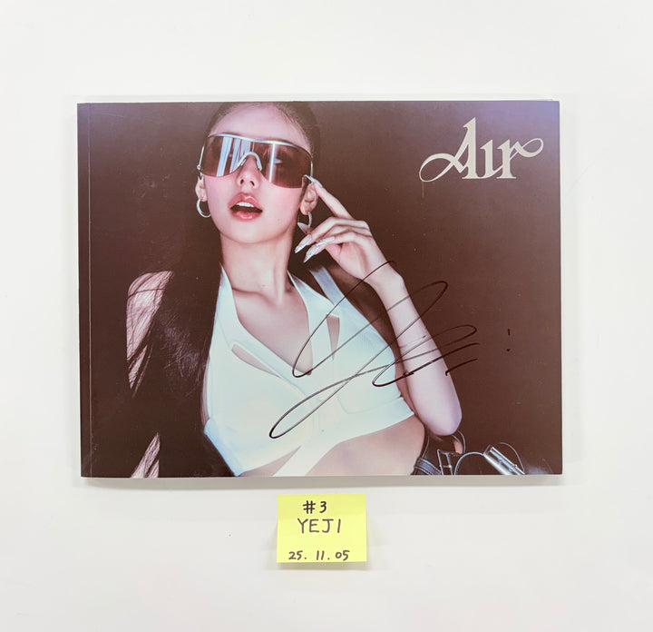 YEJI (Of ITZY) "Air" - Hand Autographed(Signed) Promo Album [25.11.05]