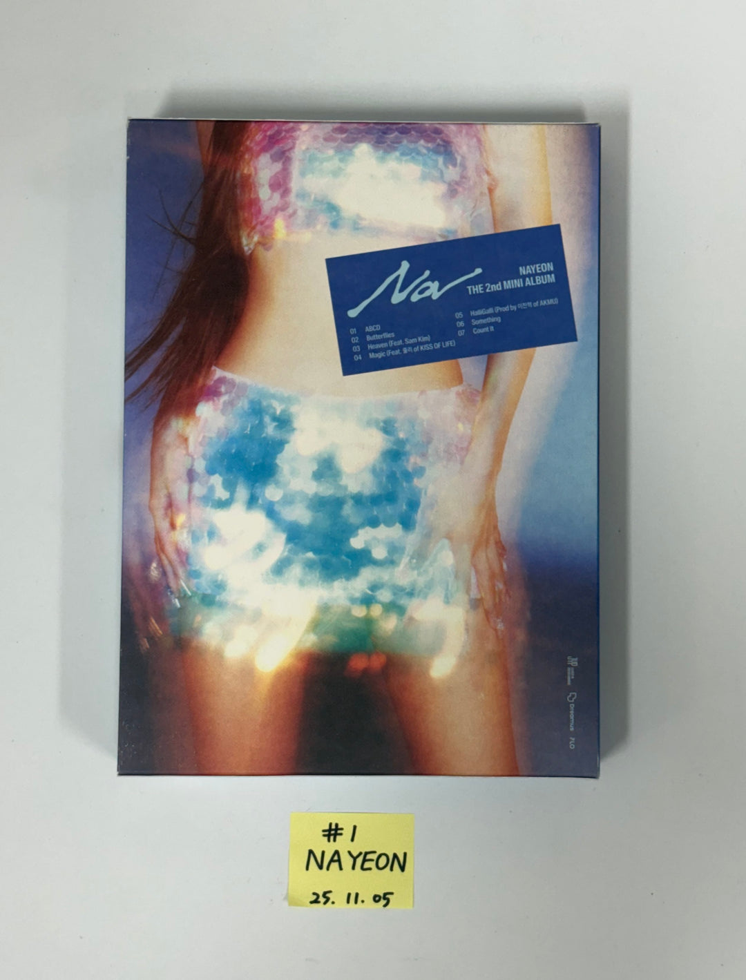 NAYEON (of TWICE) "NA", TZUYU (of TWICE) "abouTZU" - Hand Autographed(Signed) Promo Album [25.11.05]