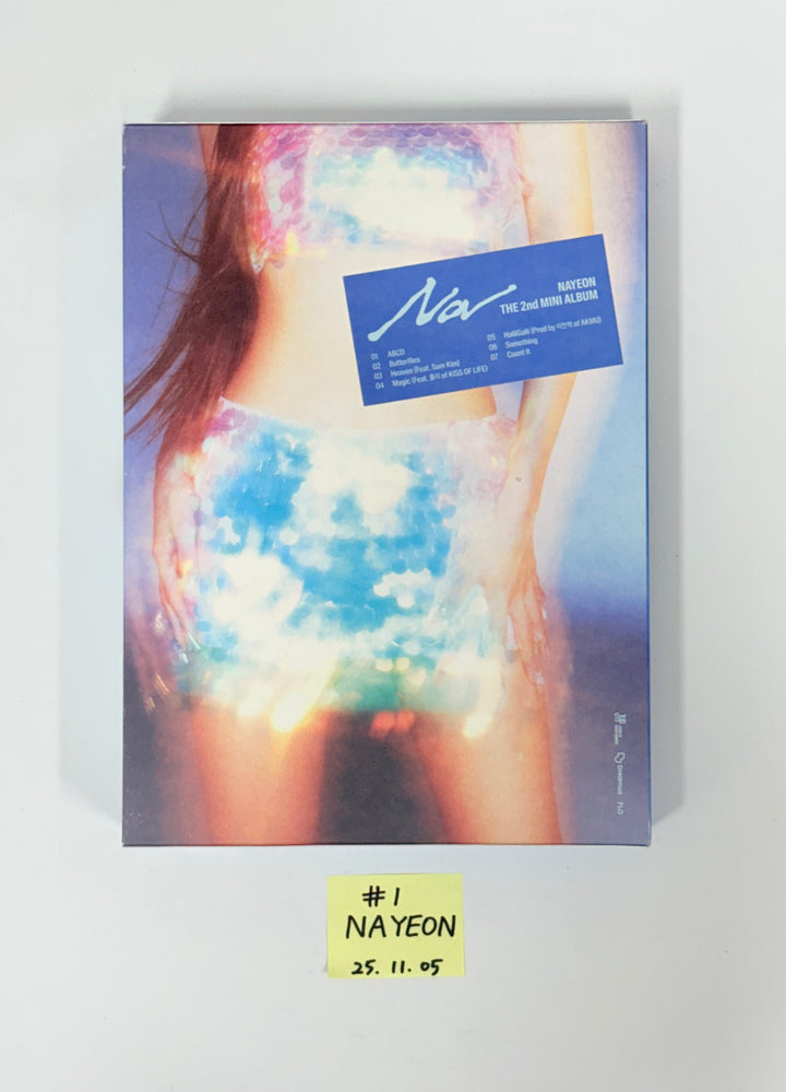 NAYEON (of TWICE) "NA", TZUYU (of TWICE) "abouTZU" - Hand Autographed(Signed) Promo Album [25.11.05]