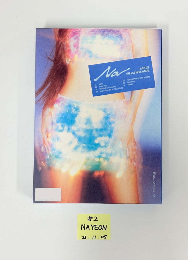 NAYEON (of TWICE) "NA", TZUYU (of TWICE) "abouTZU" - Hand Autographed(Signed) Promo Album [25.11.05]