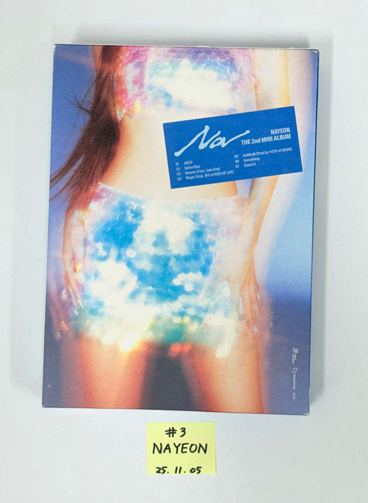 NAYEON (of TWICE) "NA", TZUYU (of TWICE) "abouTZU" - Hand Autographed(Signed) Promo Album [25.11.05]