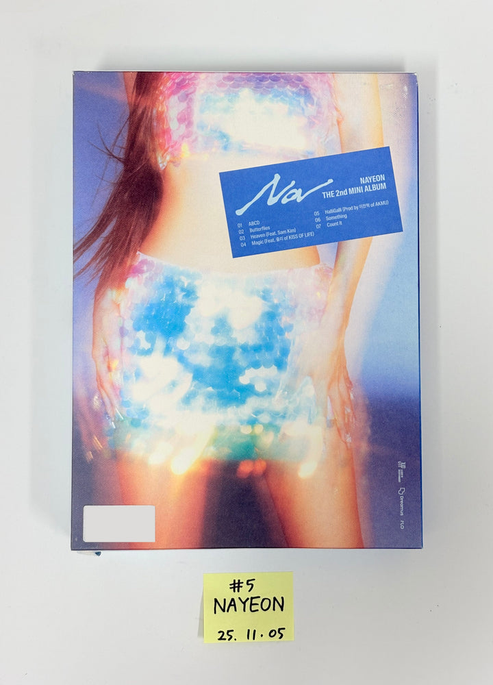 NAYEON (of TWICE) "NA", TZUYU (of TWICE) "abouTZU" - Hand Autographed(Signed) Promo Album [25.11.05]