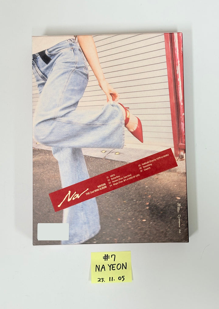 NAYEON (of TWICE) "NA", TZUYU (of TWICE) "abouTZU" - Hand Autographed(Signed) Promo Album [25.11.05]