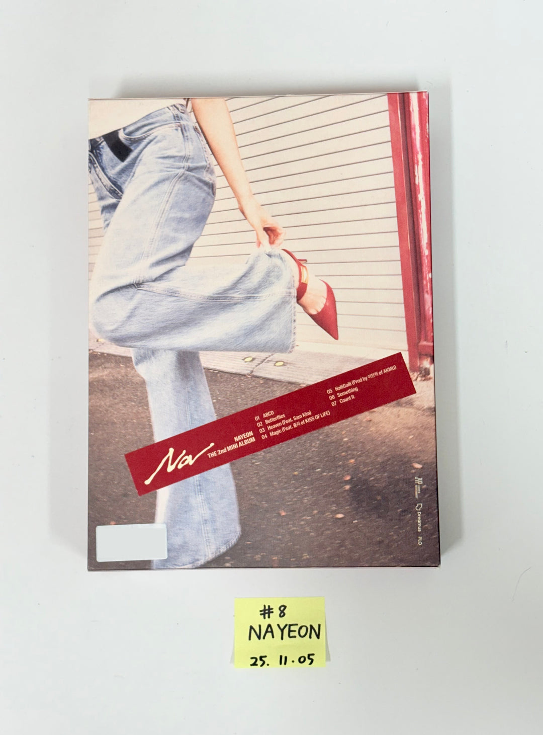 NAYEON (of TWICE) "NA", TZUYU (of TWICE) "abouTZU" - Hand Autographed(Signed) Promo Album [25.11.05]