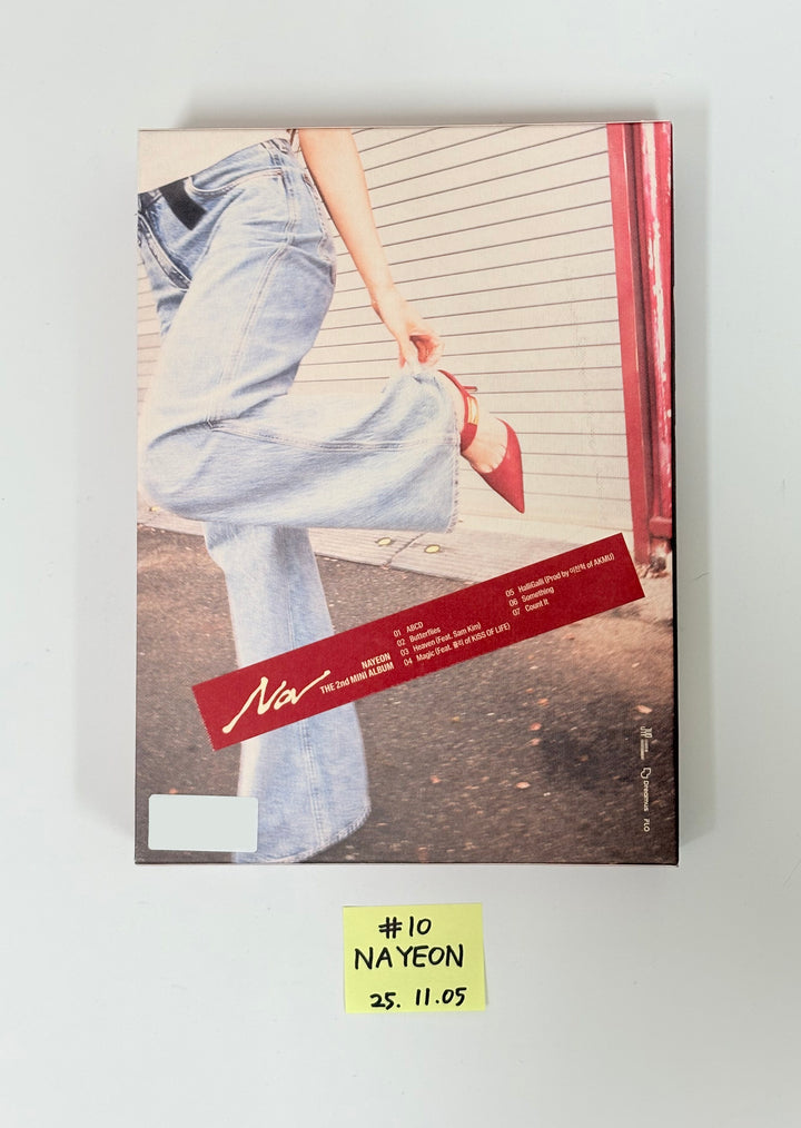 NAYEON (of TWICE) "NA", TZUYU (of TWICE) "abouTZU" - Hand Autographed(Signed) Promo Album [25.11.05]