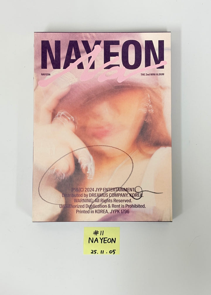 NAYEON (of TWICE) "NA", TZUYU (of TWICE) "abouTZU" - Hand Autographed(Signed) Promo Album [25.11.05]