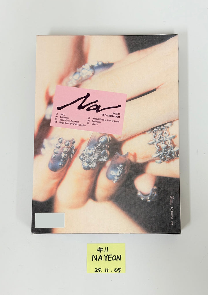 NAYEON (of TWICE) "NA", TZUYU (of TWICE) "abouTZU" - Hand Autographed(Signed) Promo Album [25.11.05]