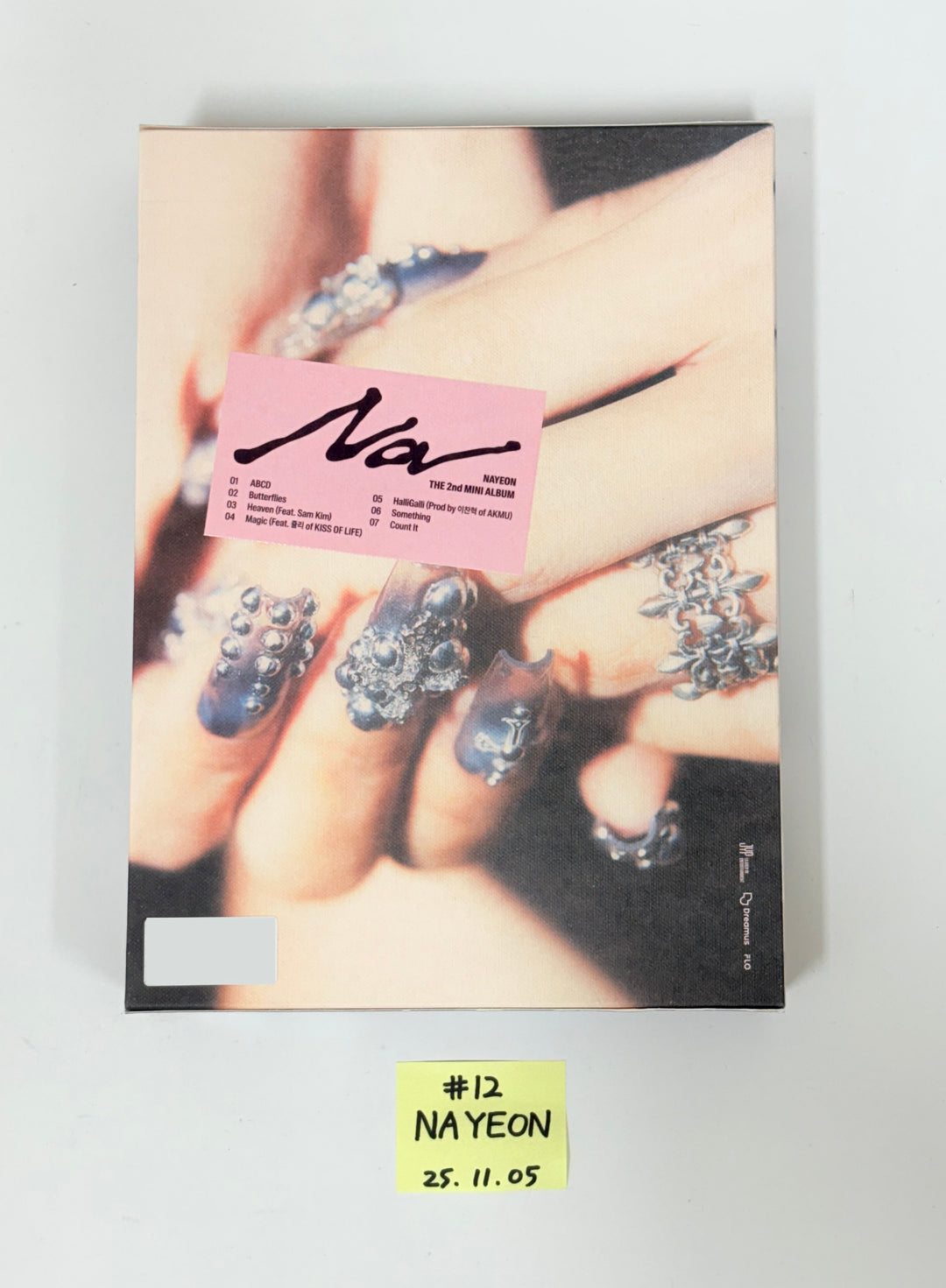 NAYEON (of TWICE) "NA", TZUYU (of TWICE) "abouTZU" - Hand Autographed(Signed) Promo Album [25.11.05]