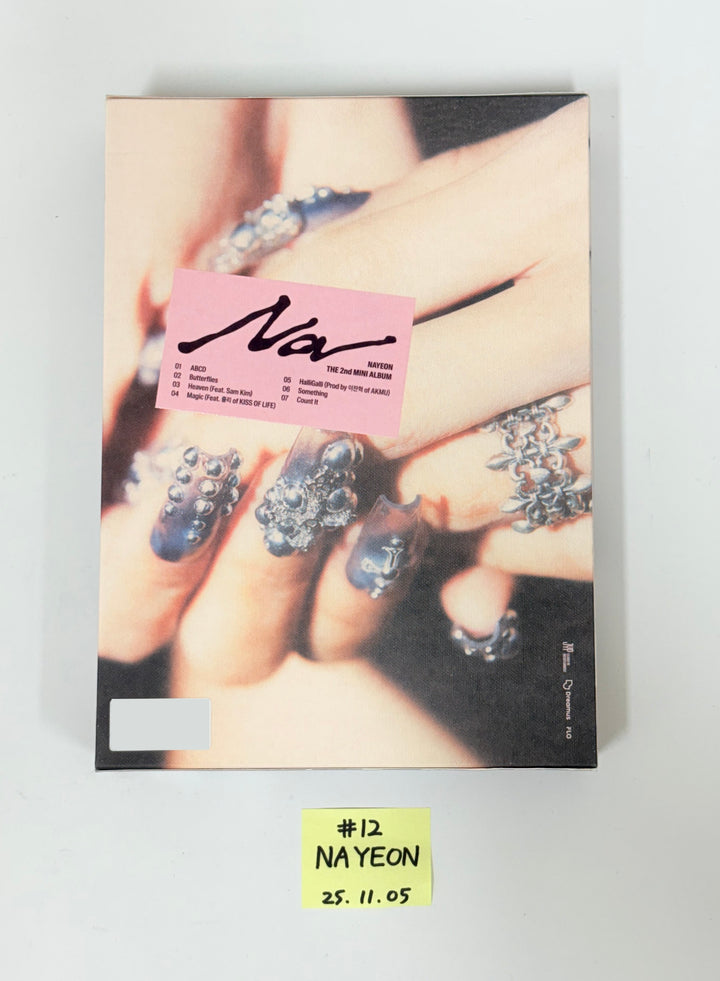 NAYEON (of TWICE) "NA", TZUYU (of TWICE) "abouTZU" - Hand Autographed(Signed) Promo Album [25.11.05]