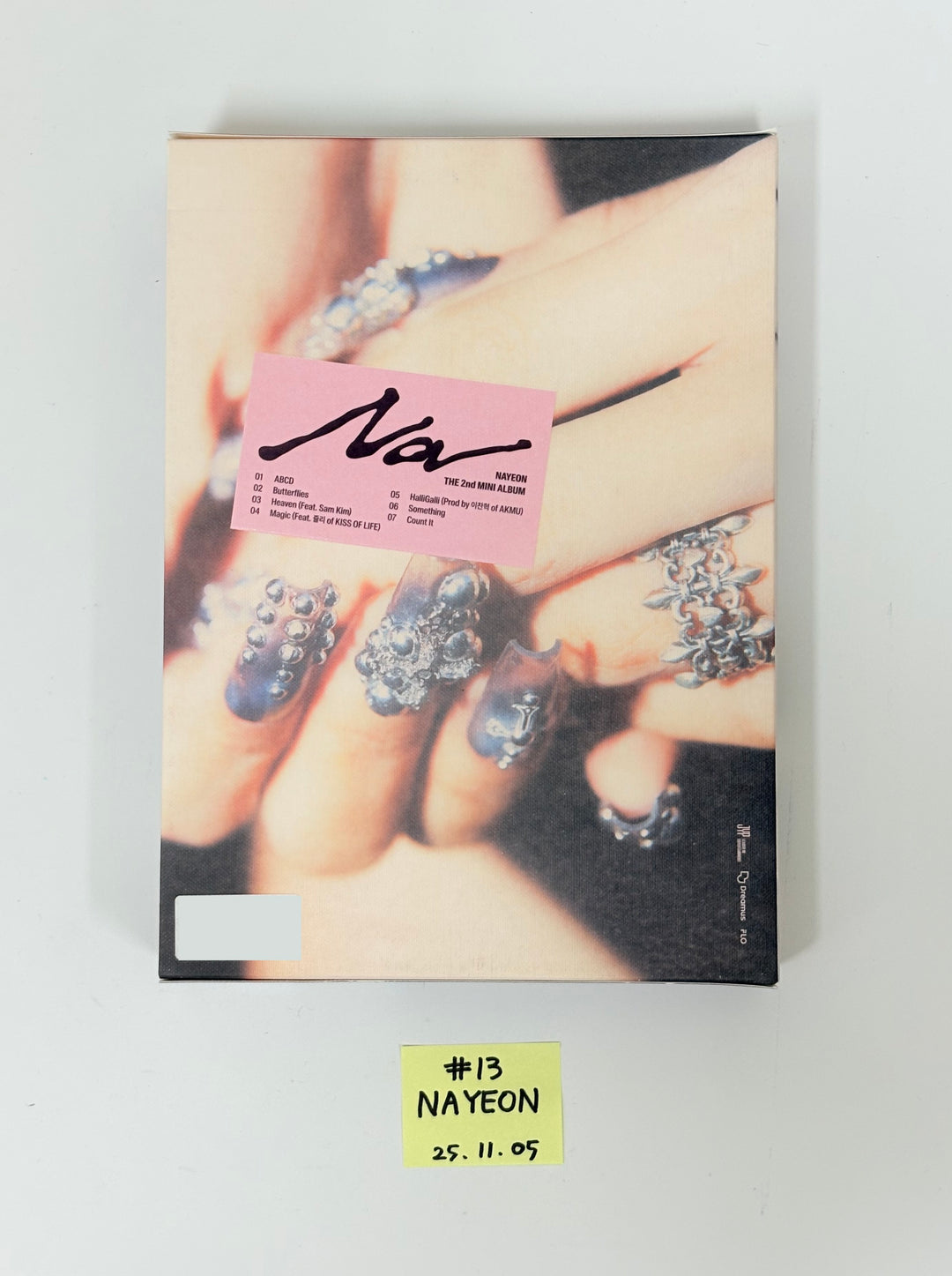 NAYEON (of TWICE) "NA", TZUYU (of TWICE) "abouTZU" - Hand Autographed(Signed) Promo Album [25.11.05]