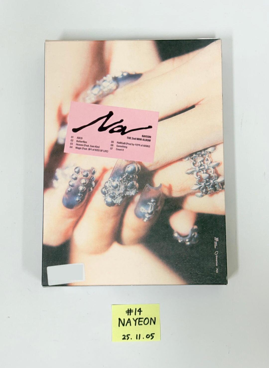 NAYEON (of TWICE) "NA", TZUYU (of TWICE) "abouTZU" - Hand Autographed(Signed) Promo Album [25.11.05]