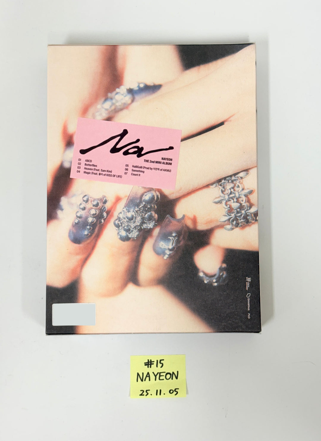 NAYEON (of TWICE) "NA", TZUYU (of TWICE) "abouTZU" - Hand Autographed(Signed) Promo Album [25.11.05]