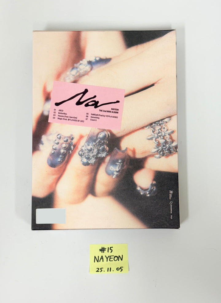 NAYEON (of TWICE) "NA", TZUYU (of TWICE) "abouTZU" - Hand Autographed(Signed) Promo Album [25.11.05]