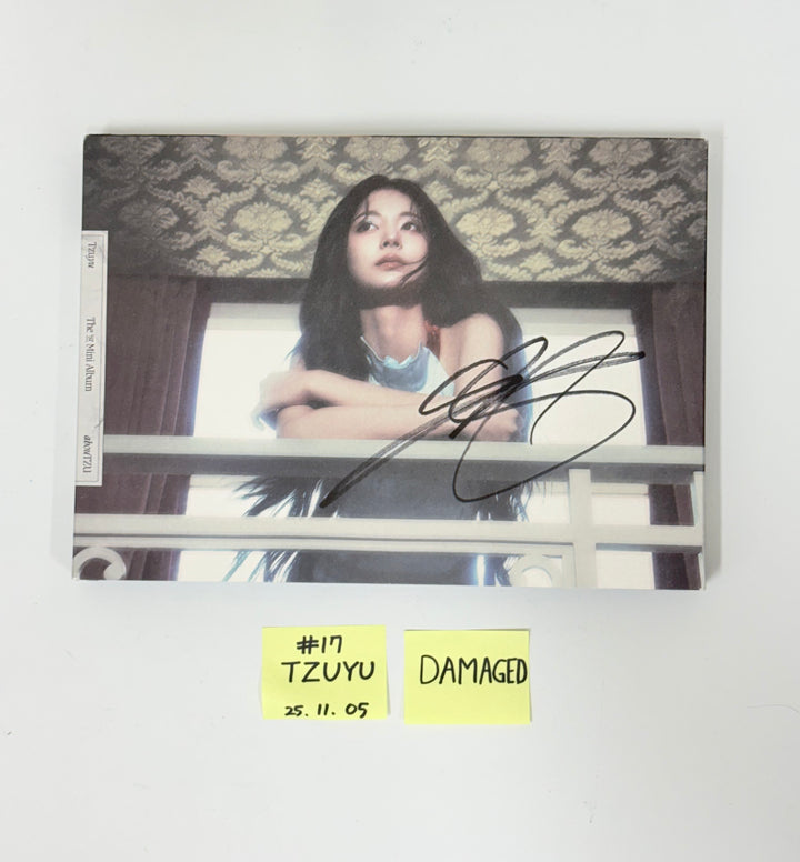 NAYEON (of TWICE) "NA", TZUYU (of TWICE) "abouTZU" - Hand Autographed(Signed) Promo Album [25.11.05]