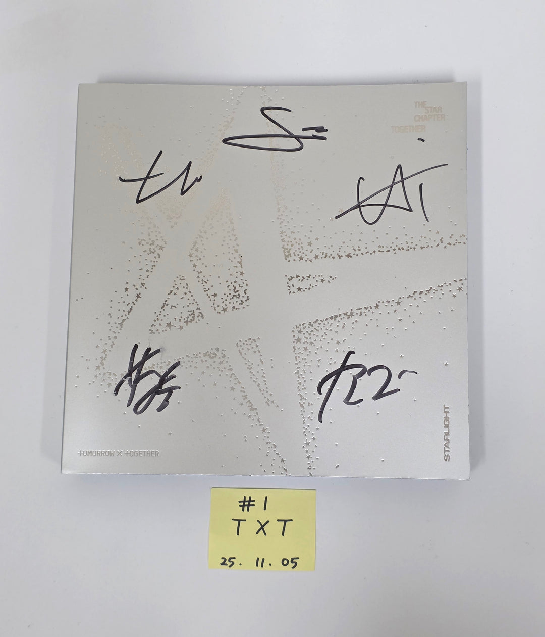 TXT "SANCTUARY", "TOGETHER" - Hand Autographed(Signed) Promo Album [25.11.05]