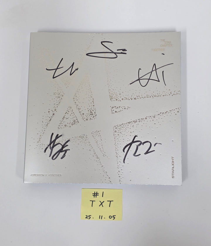 TXT "SANCTUARY", "TOGETHER" - Hand Autographed(Signed) Promo Album [25.11.05]