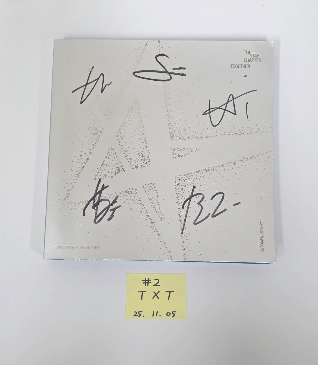 TXT "SANCTUARY", "TOGETHER" - Hand Autographed(Signed) Promo Album [25.11.05]