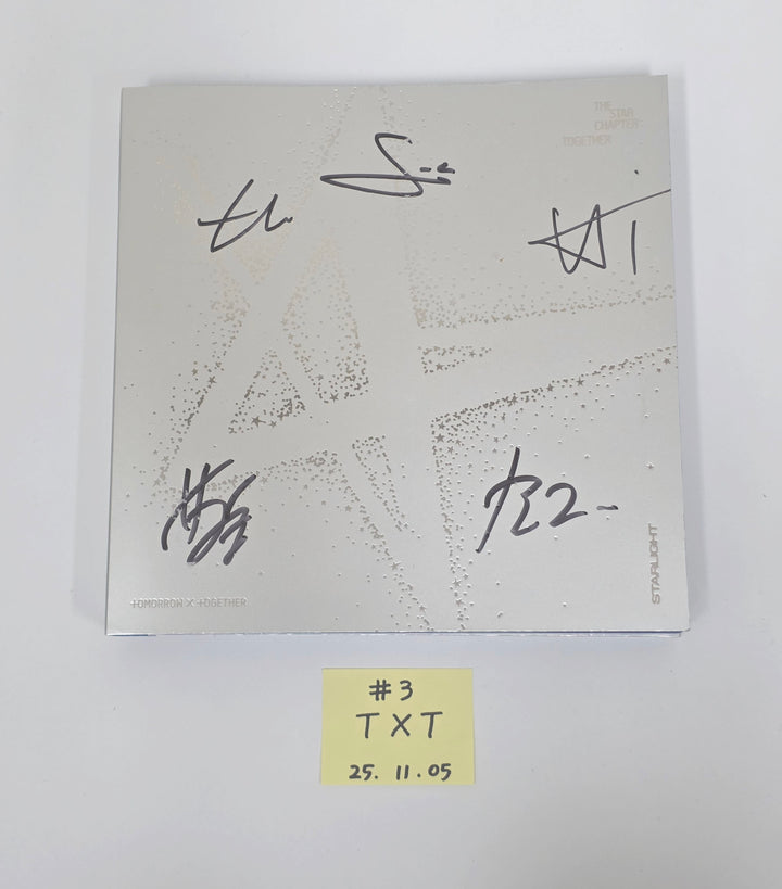TXT "SANCTUARY", "TOGETHER" - Hand Autographed(Signed) Promo Album [25.11.05]