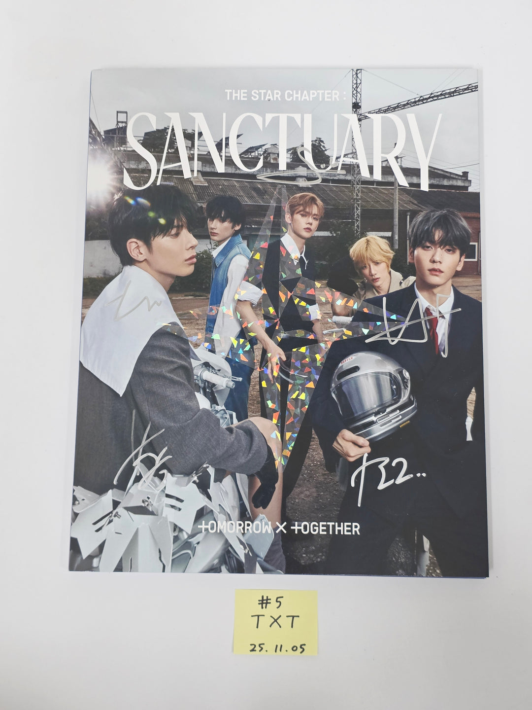 TXT "SANCTUARY", "TOGETHER" - Hand Autographed(Signed) Promo Album [25.11.05]