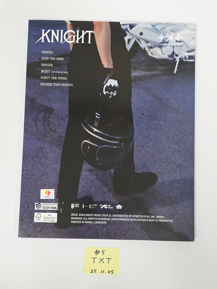 TXT "SANCTUARY", "TOGETHER" - Hand Autographed(Signed) Promo Album [25.11.05]