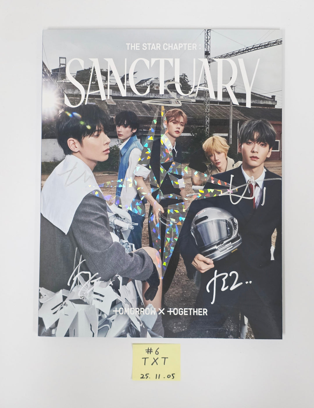 TXT "SANCTUARY", "TOGETHER" - Hand Autographed(Signed) Promo Album [25.11.05]